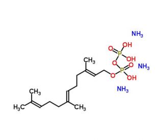 Farnesyl pyrophosphate ammonium salt, in methanol (CAS 13058-04-3) - chemical structure image