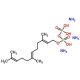 Farnesyl pyrophosphate ammonium salt, in methanol (CAS 13058-04-3) - chemical structure image