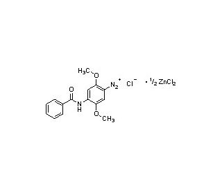 Fast Blue RR Salt (CAS 14726-29-5) - chemical structure image