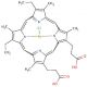 Fe(III) Mesoporphyrin IX chloride 的分子结构 Fe(III) Mesoporphyrin IX chloride - chemical structure image