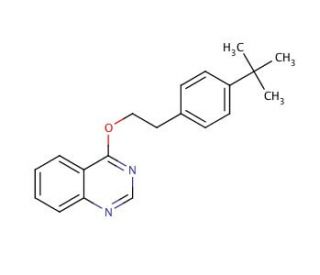 Fenazaquin (CAS 120928-09-8) - chemical structure image