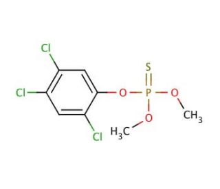 Fenchlorphos (CAS 299-84-3) - chemical structure image