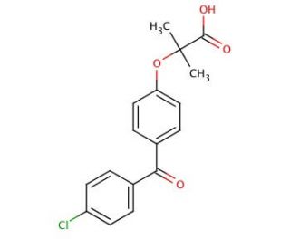Fenofibric Acid (CAS 42017-89-0) - chemical structure image