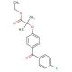 Fenofibric Acid Ethyl Ester - chemical structure image