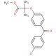 Fenofibric Acid Methyl Ester - chemical structure image