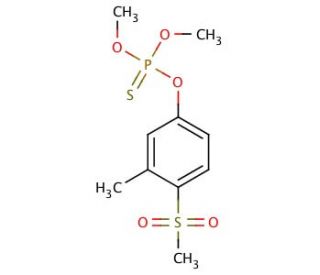 Fenthion-sulfone (CAS 3761-42-0) - chemical structure image