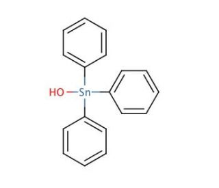 Fentin hydroxide (CAS 76-87-9) - chemical structure image