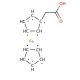 Ferroceneacetic acid (CAS 1287-16-7) - chemical structure image
