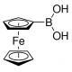 Ferroceneboronic acid 的分子结构, CAS编号: 12152-94-2 Ferroceneboronic acid (CAS 12152-94-2) - chemical structure image