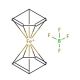 Ferrocenium tetrafluoroborate (CAS 1282-37-7) - chemical structure image