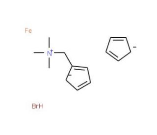 (Ferrocenylmethyl)trimethylammonium Bromide (CAS 106157-30-6) - chemical structure image