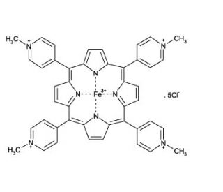 FeTMPyP pentachloride (CAS 133314-07-5) - chemical structure image