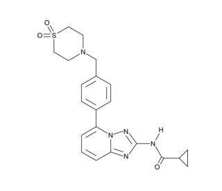 Filgotinib (CAS 1206161-97-8) - chemical structure image