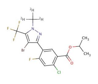 Fluazolate-d3 (CAS 1189932-72-6) - chemical structure image