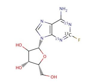 Fludarabine-13C,15N2 - chemical structure image