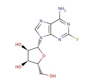 Fludarabine (CAS 21679-14-1) - chemical structure image