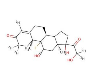 Fludrocortisone-d5 (CAS 127-31-1 (unlabeled)) - chemical structure image