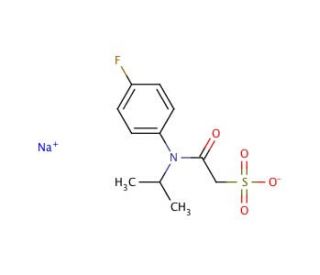 Flufenacet ESA sodium salt (CAS 947601-87-8) - chemical structure image