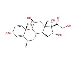 Fluocinolone (CAS 807-38-5) - chemical structure image