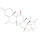 Fluocinolone Acetonide-21-aldehyde Hydrate (CAS 13242-30-3) - chemical structure image