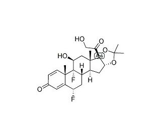 Fluocinolone Acetonide (CAS 67-73-2) - chemical structure image