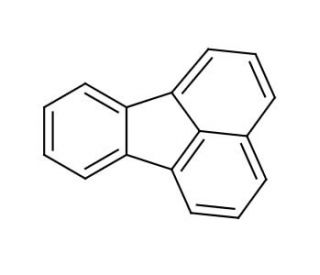 Fluoranthene (CAS 206-44-0) - chemical structure image