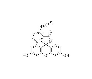 Fluorescein-4-isothiocyanate (FITC-II) (CAS 3326-31-6) - chemical structure image