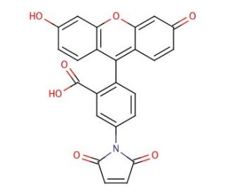 Fluorescein 5-Maleimide (CAS 75350-46-8) - chemical structure image 