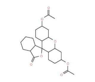 Fluorescein Diacetate (CAS 596-09-8) - chemical structure image