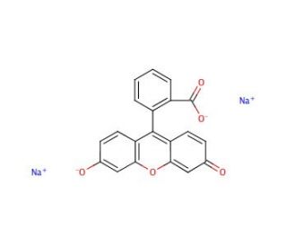 Fluorescein sodium salt (CAS 518-47-8) - chemical structure image 