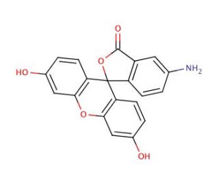 Fluoresceinamine (CAS 27599-63-9) - chemical structure image