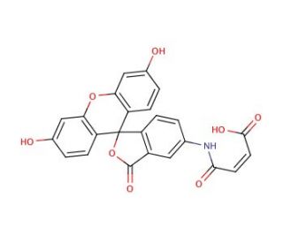 Fluoresceinamine Maleic Acid Monoamide - chemical structure image