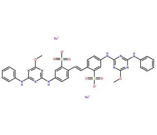 Fluorescent Brightener 134, Technical grade (CAS 3426-43-5) - chemical structure image