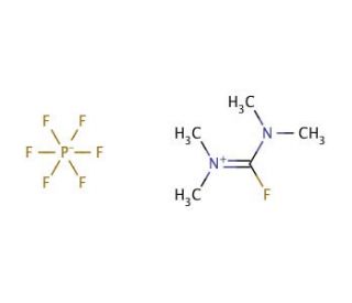 Fluoro-N,N,N&prime;,N&prime;-tetramethylformamidinium hexafluorophosphate (CAS 164298-23-1) - chemical structure image