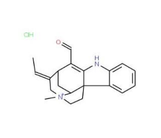 Fluorocurarine chloride (CAS 22273-09-2) - chemical structure image