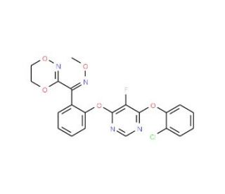 Fluoxastrobin (CAS 361377-29-9) - chemical structure image