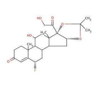 Flurandrenolide (CAS 1524-88-5) - chemical structure image