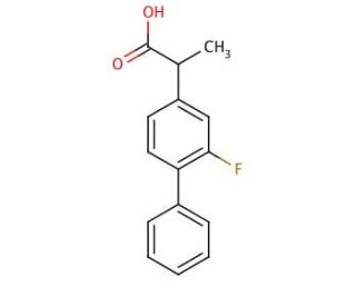 Flurbiprofen (CAS 5104-49-4) - chemical structure image 