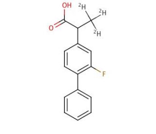 Flurbiprofen-d3 (CAS 1185133-81-6) - chemical structure image