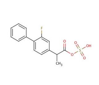 Flurbiprofen Sulfate - chemical structure image