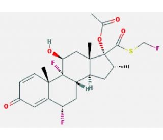 Fluticasone Acetate - chemical structure image