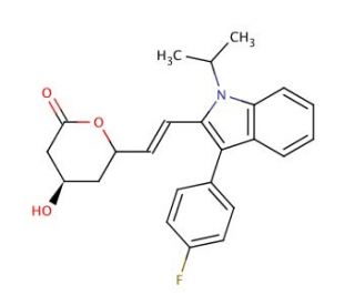 Fluvastatin Lactone (CAS 94061-83-3) - chemical structure image