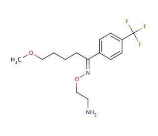 Fluvoxamine (CAS 54739-18-3) - chemical structure image