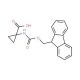 Fmoc-1-aminocyclopropane-1-carboxylic acid (CAS 126705-22-4) - chemical structure image