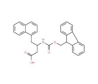 Fmoc-(1-naphthyl)-L-beta-homoalanine (CAS 270063-38-2) - chemical structure image