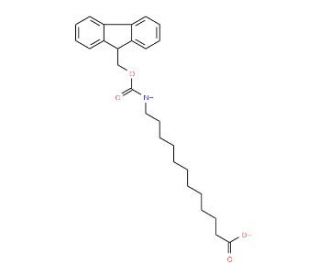 Fmoc-12-Ado-OH (CAS 128917-74-8) - chemical structure image