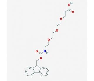 Fmoc-12-amino-4,7,10-trioxadodecanoic acid (CAS 867062-95-1) - chemical structure image