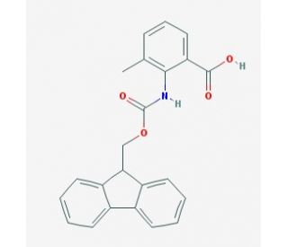 Fmoc-2-amino-3-methylbenzoic acid - chemical structure image