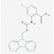 Fmoc-2-amino-4-fluorobenzoic acid - chemical structure image