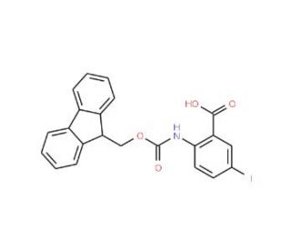 Fmoc-2-amino-5-iodobenzoic acid - chemical structure image